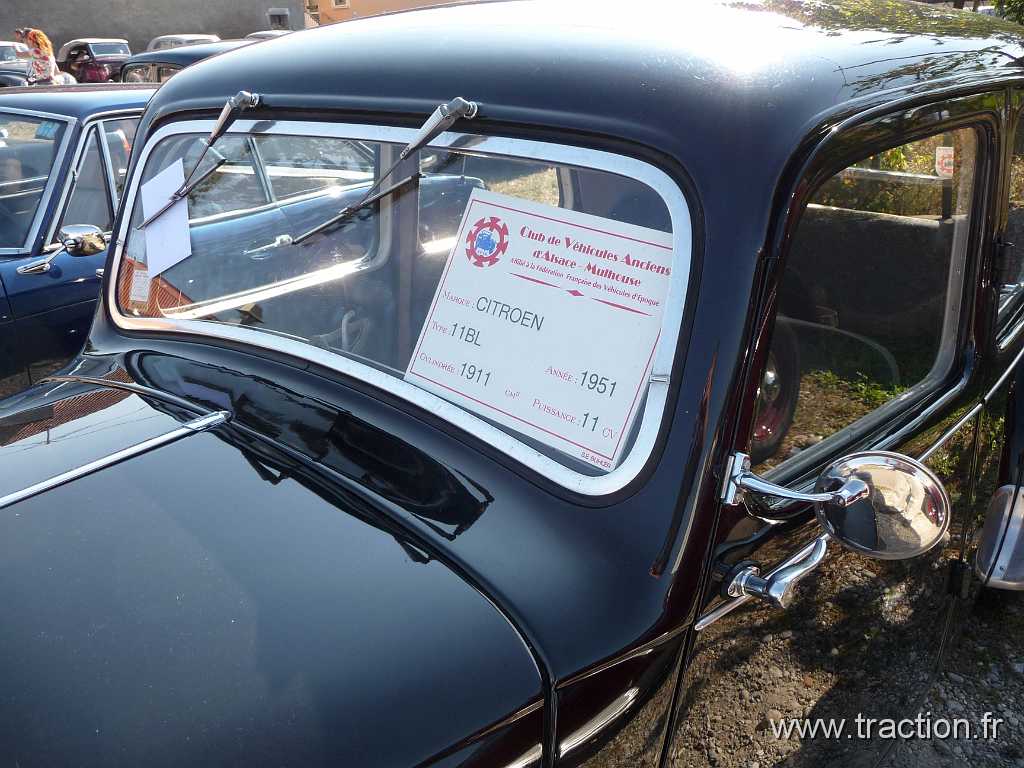 2011_rustenhart (104).jpg - 02/10/2011 - 68740 RUSTENHART 31ème Randonnée Internationale des Vendanges - CITROEN Traction avant 11 BL - 1951